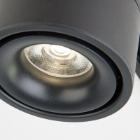 Трековый светодиодный светильник для однофазного шинопровода Klips черный 15W 4200K LTB21 Elektrostandard