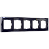 Рамка на 5 постов Diamant (черный) W0051208 Werkel