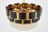 Подвесная люстра Lumina Deco LDP 7045-600 BK+GD