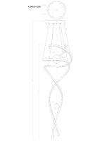 Подвесная люстра Arte Lamp Euphoria A2964SP-82PB