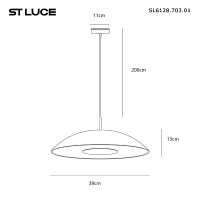 Подвесной светильник ST Luce Lid SL6128.703.01