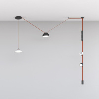 Трековый однофазный светильник Denkirs Belty Grill DK5571-BK