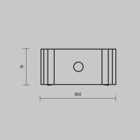 Комплект креплений для профиля 3535 4шт Maytoni Led Strip ALM-3535A-MT 642032