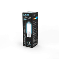 Лампа светодиодная G4 5.5W 4100K колба прозрачная 107807205