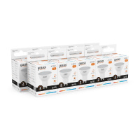 Лампа cветодиодная Gauss GU10 5.5W 3000K матовая 13616