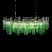Подвесная люстра Loft IT Murano 10580/1000R Clear green