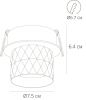 Встраиваемый светильник Arte Lamp Fang A5562PL-1BK
