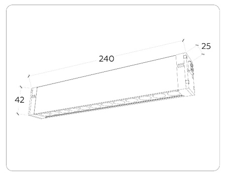 Трековый магнитный светильник Ambrella Light Magnetic 220V GL1301