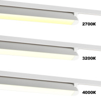 Трековый однофазный трехжильный светильник с переключателем цветовой температуры Novotech Port Iter 359797