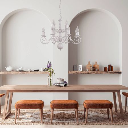 Подвесная люстра Arte Lamp A1129LM-12WH