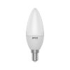 Лампа светодиодная Gauss Basic E14 5,5W 3000K Свеча белая (3 шт.) 1033116K