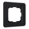 Рамка на 1 пост Elite (черный, стекло) W0012448 Werkel