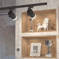 Трековый светодиодный светильник для однофазного шинопровода Accord черный 30W 4200K LTB37 Elektrostandard