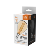 Светодиодная филаментная лампа Gauss Basic Filament E14 3,8W 2400K 1057154
