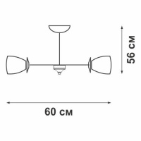 Потолочная люстра Vitaluce V3865/12PL