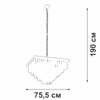 Подвесная люстра Vitaluce V5818-8/13