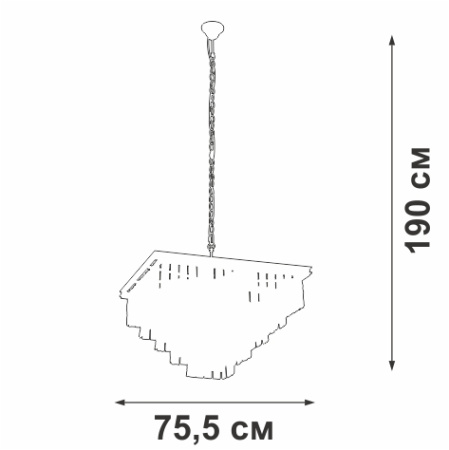 Подвесная люстра Vitaluce V5818-8/13