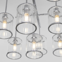 Потолочная люстра Eurosvet Inari 60144/10 хром Smart