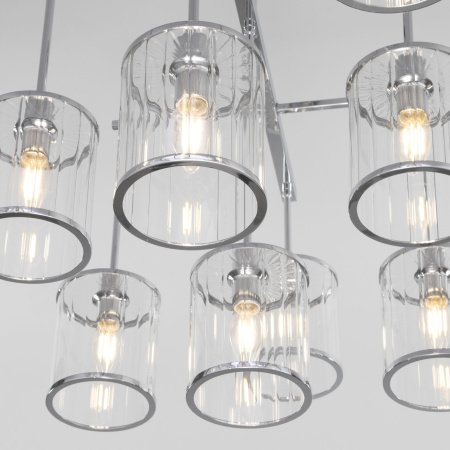 Потолочная люстра Eurosvet Inari 60144/10 хром Smart