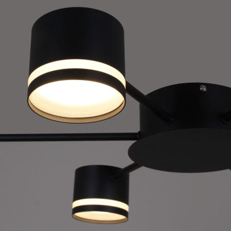 Потолочная люстра Reluce 06730-0.3-12 GX53 BK