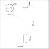 Подвесной светильник Odeon Light Cocoon 5060/1B