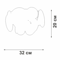 Потолочный светильник Vitaluce V5828-8/3+1PL