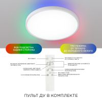 Настенно-потолочный светильник Apeyron Spin 18-140