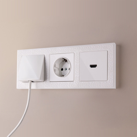 Розетка HDMI белая WL01-60-11 Werkel