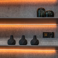 Акустическая розетка х4 черный матовый WL08-AUDIOx4 Werkel