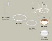 Комплект подвесного светильника Ambrella Light Techno Ring XR92081200 (A9208x2, C9241,C9236,N8112,N8126)