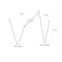 Комплект ременной трековой системы Denkirs Belty Set DK55SET03-04-DB