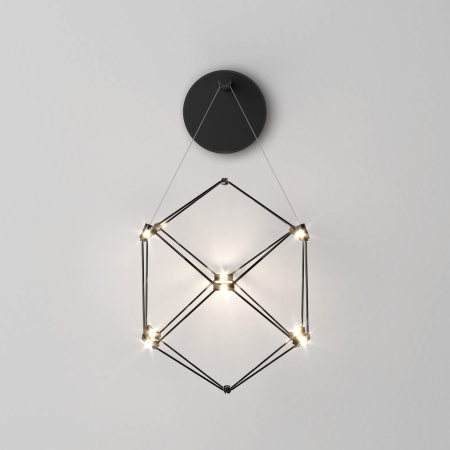 Настенный светодиодный светильник Eurosvet 90310/1 черный жемчуг