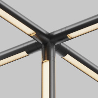 Пятиконечный коннектор без ввода питания Maytoni Shelf CA020L5C-B