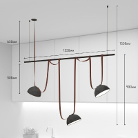 Комплект ременной трековой системы Denkirs Belty Set DK55SET05-01-BR