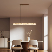 Подвесной светильник Eurosvet Alabaster 604053 LED латунь/ алебастр a072022