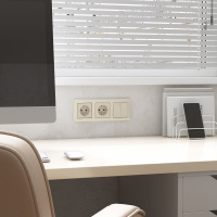 Рамка Stark на 3 поста слоновая кость WL04-Frame-03-ivory Werkel