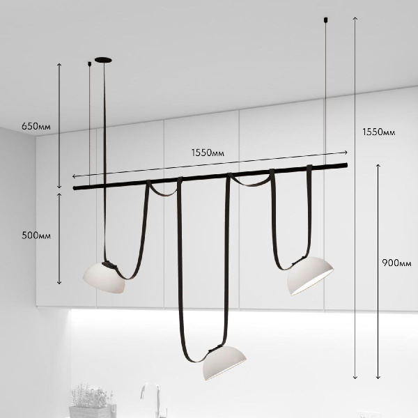 Комплект ременной трековой системы Denkirs Belty Set DK55SET05-02-DG