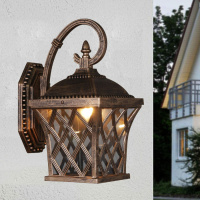 Уличный настенный светильник Reluce 09017-0.2-001SW BKG