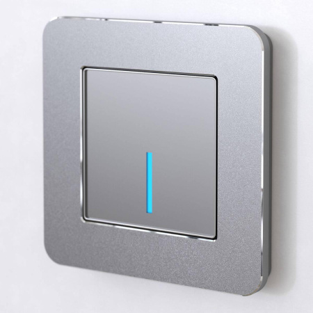 Рамка на 1 пост Platinum алюминий W0012606 Werkel