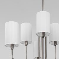 Подвесная люстра Eurosvet Abbey 60164/6 никель Smart 