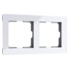 Рамка на 2 поста Acrylic белый W0022701 Werkel