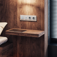 Рамка Werkel Elite на 4 поста дымчатый W0042417