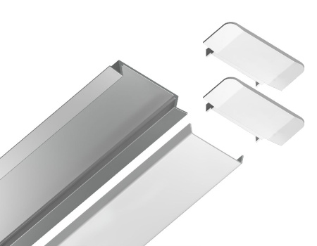 Алюминиевый встраиваемый профиль Ambrella Light Alum Profile GP1100AL