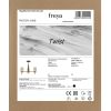 Люстра на штанге Freya Twist FR5272PL-03GB