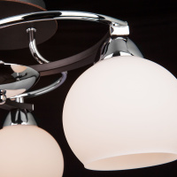 Потолочная люстра Eurosvet 9654/3 хром/черный