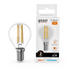 Лампа светодиодная Gauss Filament Elementary E14 8W 2700K 52118