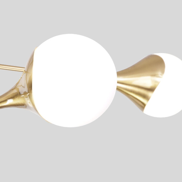 Люстра на штанге Eurosvet 60168/6 латунь Smart a068272