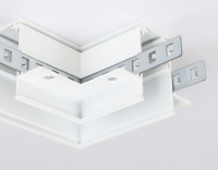 Коннектор угловой для встраиваемого шинопровода под ГКЛ 9,5мм Ambrella Light Magnetic Standard GL3352-9.5