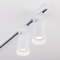 Трековый светильник для однофазного шинопровода Vetro GU10 белый MRL 1001 Elektrostandard