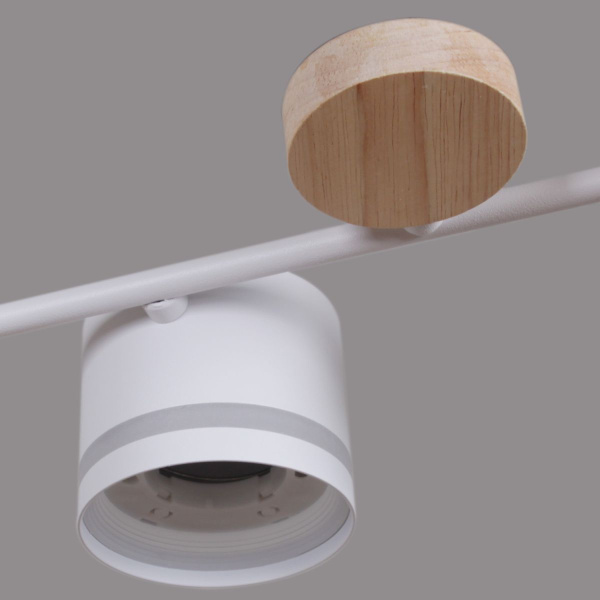 Люстра на штанге Reluce 68730-0.3-06 GX53 WH+WOOD